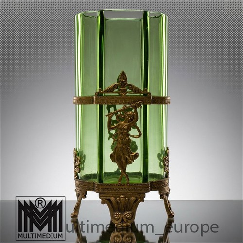 Glas vase biedermeier empire - biedermeier,