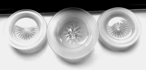 Antike glas eisplatten - antike,