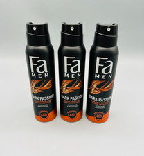 Fa MEN Dark Passion Deodorant & Bodyspray Sandelholz 3x 150ml NEU