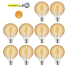 3x 5x Sparpack E27 Filament Birne Retro Nostalgie LED Leuchte Leuchtmittel Lampe