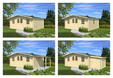 ⭐ 34 mm Gartenhaus +