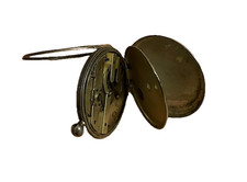 Vintage Alte Doppeldeckel Schlüssel Taschenuhr Pocket Watch Silber?