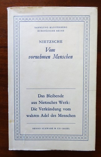 Vom vornehmen menschen - vom,