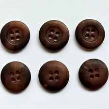 15 mm Scheinhornoptik braun