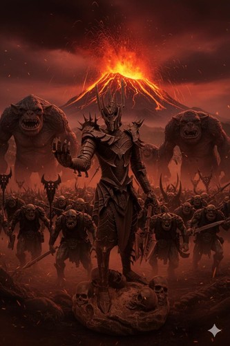 Sauron statue 31cm - statue, der