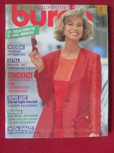 Burda 1991 mit modellkarten - burda,