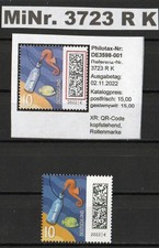 BRD  PLATTENFEHLER MiNr.  3723 R K, Welt der Briefe  (XI)