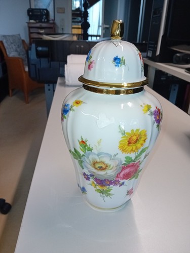 Alte wunsiedel deckel vase - alte, deckel-vase
