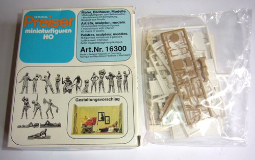 Preiser 16300 300 figuren - h0, 16300/300-figuren