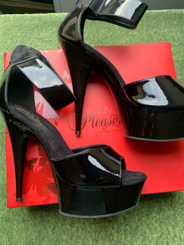 Schwarz lack pleaser - lack,