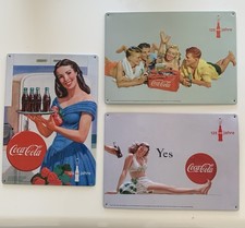 Blechschilder Coca Cola