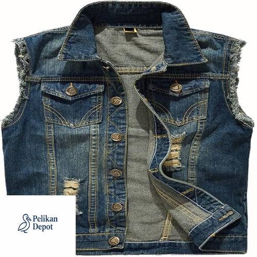 Herren zerrissen denim - herren,