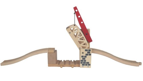 Holzeisenbahn zugbrücke - holzeisenbahn,