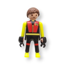Playmobil Figur Mann Rennteam Werkstatt Mechaniker Overall Motorsport Technik