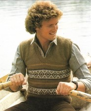 Tunesische Häkelanleitung Größen 38-42 Zoll Herren Damen Fair Isle Slipper