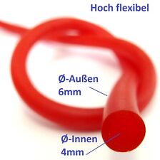 0,5 Meter Silikonschlauch Ø 4mm / 6mm
