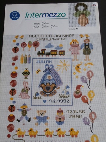 Intermezzo kreuzstichkarte - kreuzstichkarte,
