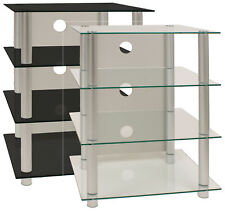 Hifi Möbel Rack Alu Glas Phono Mediaregal Blados