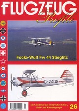 FLUGZEUG Profile Nr. 26 Focke-Wulf Fw 44 Stieglitz