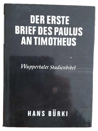 Hans bürki brief - 1., an