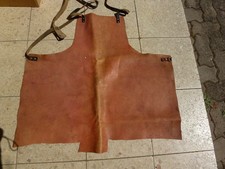 kurze Lederschürze Schweißerschürze Schmiede Mittelaltermarkt Handwerk Leder