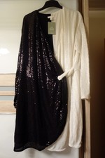 Kleid H&M Gr. XL schwarz-weiß