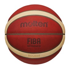 Molten B6G5000 Wettspielball  - FIBA Basketball aus Echtleder Größe 6