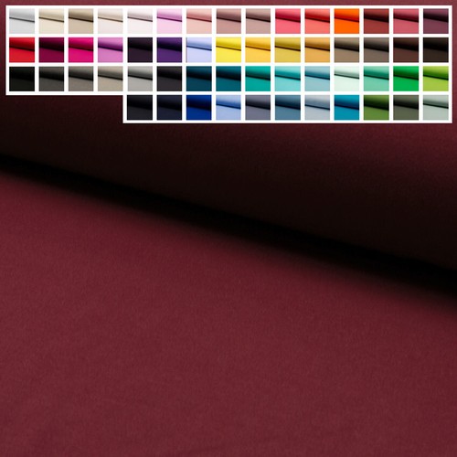 Jersey stoff uni bordeaux - uni,