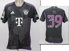 match worn Spielertrikot FC Bayern München Mathys Tel Champions League 2023 2024