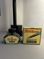 Glas Tintenfass Pelikan |