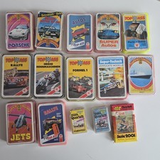 15x Quartett Auto Spielkarten