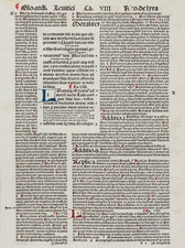 Original Inkunabel 1498 Biblia