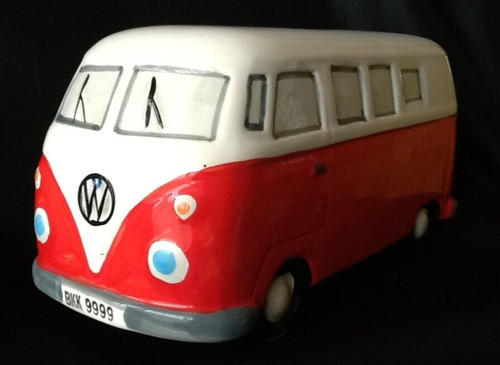 Alte bulli bus - alte, rot