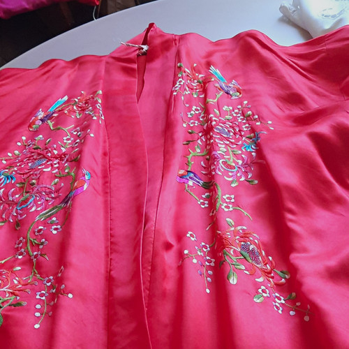 Damen seiden kimono - damen, seiden-kimono