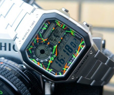 Hand-Painted Casio AE-1200 Mod