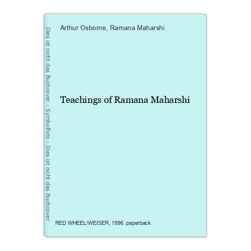 Teachings ramana maharshi - of,