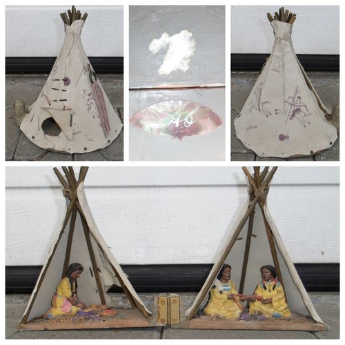 Indianer figur skulptur - figur,