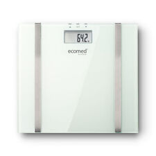 ecomed BS-70E digitale Körperanalysewaage bis 150 kg Personenwaage aus Glas
