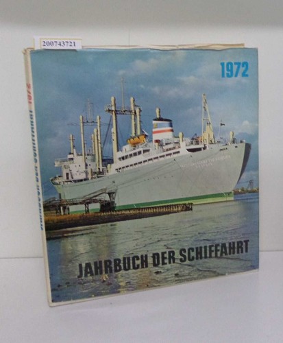 Jahrbuch der schiffahrt - schiffahrt, 1972