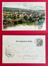 Litho AK FALKENAU am Eger 1899