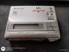 Sharp MS-100 MD Recorder Player Walkman + 3 MD Cassetten