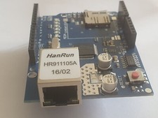 Ethernet Shield komp. zu Arduino R3 u. Mega HanRun HR911105A 15/10 W5100 