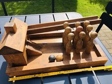 Tisch Kegelspiel Wirtshaus Bier Ausspielen 