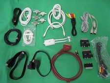 SCART Flachband Adapter Cinch -ANTENNE Splitter Weiche -SAT Kabel -DIN Adapter