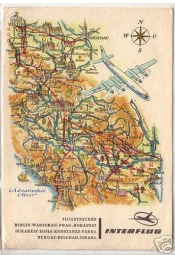 01098 interflug - ak,
