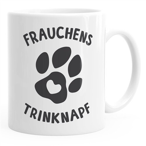 Kaffee tasse spruch frauchens - kaffee-tasse,