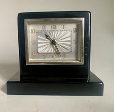 Alte Sparuhr Spardose Tischuhr H.K.S. Volkswohl Bund Versicherung Sparwecker