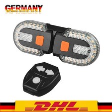 Fahrrad Blinker LED Bicycle Rear Signal Light mit Fernbedienung 5 Modi USB IPX5