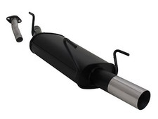 NOVUS Sportauspuff Endschalldämpfer 1x76mm RL passend für OPEL ASTRA G CARAVAN