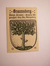 Braunsberg Ostpreußen / Reklamemarke Kaffee Hag - Wappen